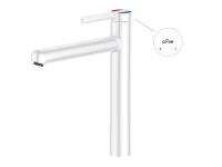 Смеситель для умывальника (Lt) D35, серия Lotus белый, a-five