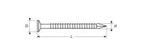 ЗУБР 90 х 3.4 мм, ершеные гвозди, цинк, 12 шт (4-305146-34-090)