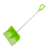 Лопата для уборки снега, полипропилен, 535х375х1400, стальной черенок, BASE// Palisad 
