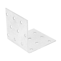 Крепежный уголок равносторонний 2 мм, KUR 60 x 60 x 60 мм Сибртех