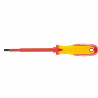 Отвертка Insulated, SL6.5 x 150 мм, CrMo, до 1000 В, двухкомпонентная рукоятка Matrix Professional
