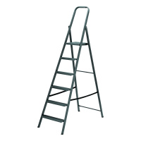 Стремянка 6 ступеней, компактная, стальная Сибртех