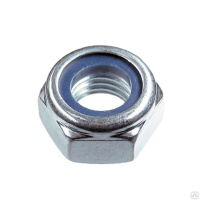 Гайка М5 со стопорным кольцом, цинк, DIN 985 (1000 шт в карт. уп.) STARFIX