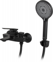 Смеситель для ванны (Lt) D35, серия Lily черный, a-five