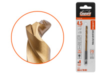 Сверло по металлу шестигр. 4.5х47х99 мм HSS-G TIN GEPARD