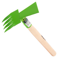 Мотыжка комбинированная, 80 х 380 мм, стальная, деревянная рукоятка, Агроном, Сибртех