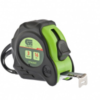 Рулетка Графит,обрезиненный корпус,амортизатор,3 м х 16 мм Сибртех