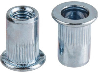 Заклепка резьбовая М8 цилиндрический бортик, цинк (10 шт в зип-локе) STARFIX