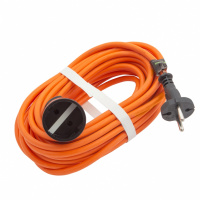 Удлинитель-шнур силовой 10 м, 10A, тип УХ10, 1 розетка, Сибртех