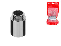 Удлинитель 1" вн.-нар. х 40 мм усиленный ХРОМ, AV Engineering (инд. упак.)