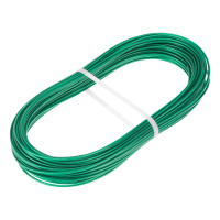Трос металлополимерный зеленый ПР-2.0, толщина 2.0 мм, моток 20 метров Сибртех