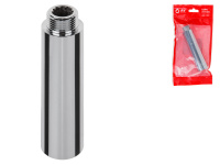 Удлинитель 1/2" вн.-нар. х 100 мм усиленный ХРОМ, AV Engineering (инд. упак.)