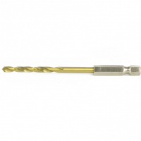 Сверло по металлу, 4.2 мм, HSS, нитридтитановое покрытие, шестигранный хвостовик Matrix