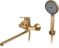Смеситель для ванны (Lt) D35, серия Lily бронза, a-five