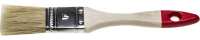 STAYER Universal, 25 мм, 1″, светлая, натуральная щетина, деревянная ручка, все виды ЛКМ, плоская кисть, Professional (0104-025)
