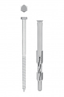 ЗУБР ФД-П 10 x 160 мм, фасадный дюбель, нейлон/цинк, 50 шт (301475-160)