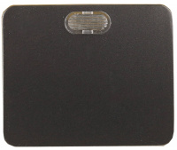 СВЕТОЗАР Гамма, с подсветкой, одноклавишный, без вставки и рамки, цвет темно-серый металлик, 10 A/~250 B, электрический выключатель (SV-54131-DM)