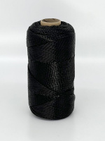 Нить полиамидная крученая 2 мм черная 100 м STARFIX