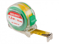 Рулетка  7,5м/25мм прозр. корп. ВОЛАТ (быт.)