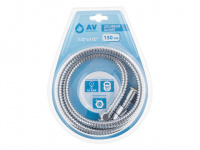 Шланг душевой, SUS/EPDM, 1/2" г-г 150 см, хром, AV Engineering