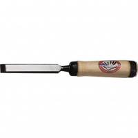 Долото-Стамеска, плоская, 32 мм, деревянная рукоятка "Арефино" Россия