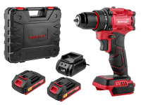 Аккумуляторная дрель-шуруповерт WORTEX LX BD 1815-1 Li 18В, 45 Нм, 2*1.5 Ач, патрон 10 мм, бесщёт.