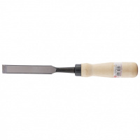 Стамеска плоская, 16 мм, деревянная рукоятка "Арефино" Россия
