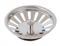 Выпуск-пробка (решетка нерж. сталь) для сифона 3 1/2", AV Engineering