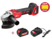 Аккум. углошлифмашина WORTEX CAG 1812 E в кор. ALL1 + АКЦИЯ!
