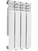 Радиатор биметаллический 500/80, 4 секций, серия Гродно, AV Engineering