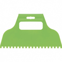 Шпатель для клея, пластмассовый, зубчатый 6 х 6 мм Сибртех