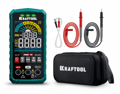 KRAFTOOL KMS-10 смарт-мультиметр цифровой (59872)