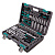 Набор инструментов, 1/2", 1/4", CrV, пластиковый кейс 69 предметов Stels