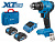 Аккум. дрель-шуруповерт BULL SR 1803 в чем. XLTpro БЕСЩЕТ., 2x2 А*ч, 18 В, 45 Н*м, БЗП 10 мм