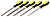 STAYER 150 мм, 5 предм., набор напильников, Professional (1681-15-H5)