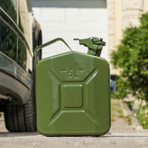 Канистра для ГСМ, металлическая, 5 литров Stels