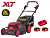 Газонокосилка аккум. WORTEX CLM 4536-4 в кор. XLT SET БЕСЩЁТ.ДВИГ., САМОХОД., 36В, 2х4Ач акб
