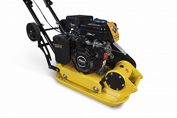 Виброплита TOR T-50 48кг, 8,5кН Trident коврик, колесный комплект