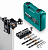 KRAFTOOL Woodsniper 101, ″3-в-1″ кондуктор для эксцентриковых стяжек и шкантов (30072)
