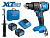 Аккум. дрель-шуруповерт BULL SR 1805 в чем. XLTpro, 2х6 А*ч, БЕСЩЕТ., 18 В, 120 Н*м, БЗП(мет.) 13 мм