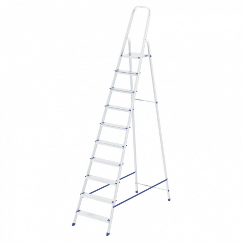 Стремянка, 10 ступеней, алюминиевая, Сибртех