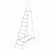 Стремянка, 10 ступеней, алюминиевая, Сибртех