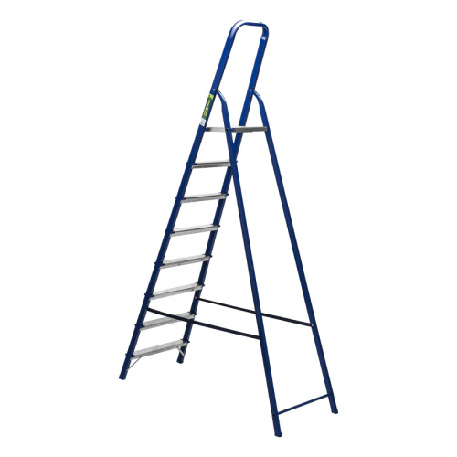 Стремянка, 8 ступеней, стальная, Сибртех