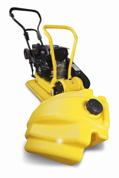 Виброплита TOR T-100 100,5 кг, 25кН Trident бак, коврик, колесный комплект