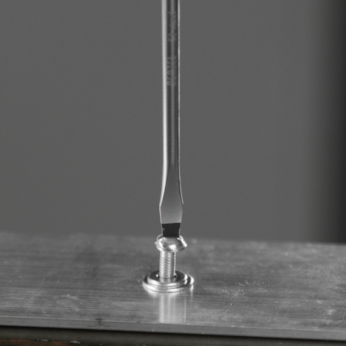 Отвертка, SL3х75 мм, S2, 3к рукоятка Denzel