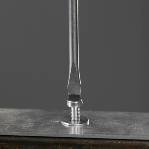 Отвертка, SL5x100 мм, S2, 3к рукоятка Denzel