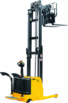 Штабелер самоходный 1,5 т 4,5 м TOR CQDH15A-II с выдвижными вилами (с платформой)