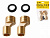Эксцентрик 3/4" нар. х 1/2" нар. (2шт), AV Engineering (инд. упак.)