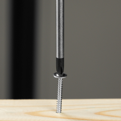 Отвертка, PH2х100 мм, S2, 3к рукоятка Denzel