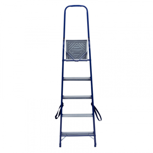 Стремянка, 5 ступеней, стальная, Сибртех